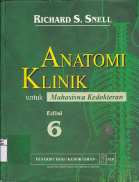 Image of Anatomi Klinik : Untuk mahasiswa kedokteran = Clinical Anatomy for Medical Students)