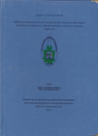 Image of Hubungan dukungan suami pada Ibu Hamil terhadap Kepatuhan kunjungan Antenatal care di Puskesmas Pembantu Lasiana tahun 2013