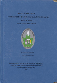 Image of Studi Epidemi HIV/AIDS di Yayasan Tanpa Batas Kota Kupang