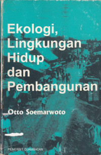 Image of Ekologi, lingkungan hidup dan pembangunan