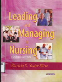 Image of Leading and managing in nursing