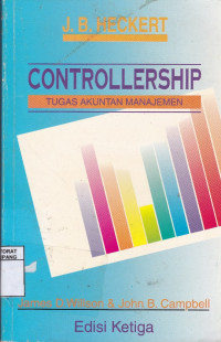Image of Controllership : Tugas Akuntan Manajemen = Controllership : The work of the Managerial Accountant