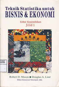 Image of Teknik Statistika untuk Bisnis dan ekonomi, Jilid I = Statistical techniques in business and economics