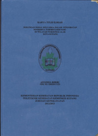 Image of Dukungan sosial keluarga dalam pengobatan penderita tuberkulosis paru di wilayah Puskesmas Alak Kota Kupang