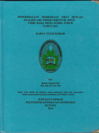 Image of Pengendalian persediaan obat dengan analisis ABC indeks kritis di RSUD Umbu Rara Meha Sumba Timur tahun 2013