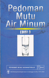Image of Pedoman Mutu Air Minum = Guidenes for Drinking-water Quality