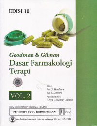 Image of Goodman & Gilman Dasar Farmakologi Terapi = Goodman & Gilman's The Pharmacological Basis of Therapeutics