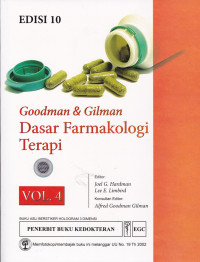 Image of Goodman & Gilman Dasar Farmakologi Terapi = Goodman & Gilman's The Pharmacological Basis of Therapeutics