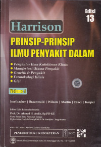 Image of Harrison Prinsip-prinsip Ilmu Penyakit dalam = Harrison's Principles of Internal Medicine