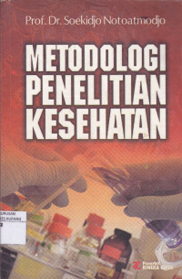Image of Metodologi penelitian kesehatan