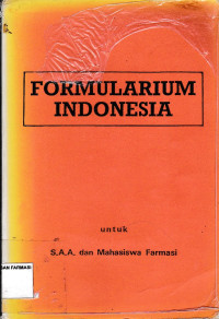 Image of Formularium Indonesia