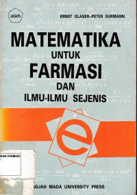 Image of Metematika untuk Farmasi dan Ilmu - Ilmu Sejenis = Praktische Mathematik In Der Pharmazie