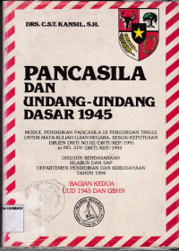 Image of Pancasila dan Undang-undang Dasar 1945