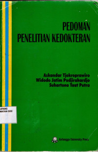 Image of Pedoman penelitian kedokteran