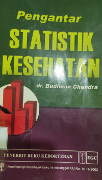 Image of Pengantar Statistik Kesehatan