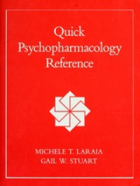 Image of = Quick Psychopharmacology Reference