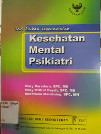 Image of 'Seri asuhan keperawatan Kesehatan mental psikiatri