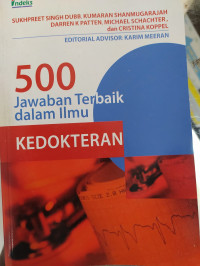 Image of 500 Jawaban terbaik dalam ilmu kedokteran