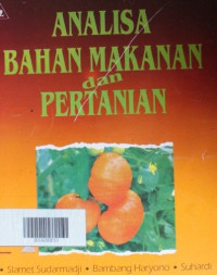 Image of Analisa Bahan Makanan dan Pertanian