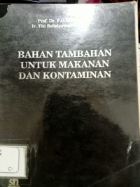 Image of Bahan Tambahan Untuk Makanan dan Kontaminan