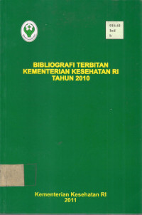 Image of Bibliografi Terbitan Departemen Kesehatan RI Tahun 2008