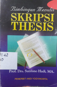 Image of Bimbingan Menulis Skripsi Thesis Jilid 1