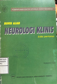 Image of Buku Ajar Neurologi Klinis Edisi Pertama