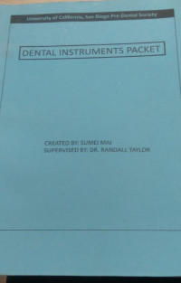 Image of Dental instruments packet