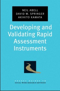 Image of Developing and Validating Rapid Assessment Instruments