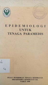 Image of EPIDEMIOLOGI UNTUK TENAGA PARAMEDIS