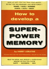 Image of How to Develop A SUPER-POWER MEMORY