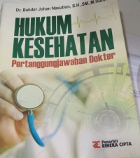 Image of Hukum Kesehatan Pertanggungjawaban Dokter