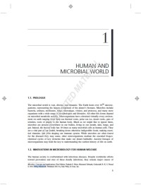 Image of HUMAN AND MICROBIAL WORLD