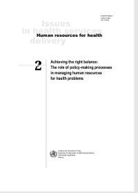 Image of Human resources for health