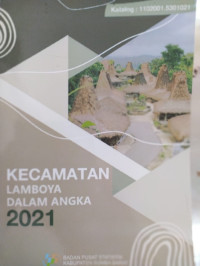 Image of Kecamatan Lamboya Dalam Angka 2021