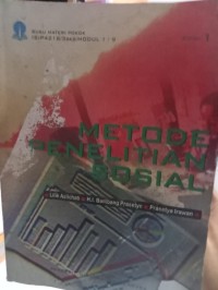 Image of Materi pokok metode penelitian sosial : cet 17