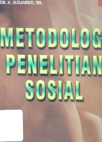 Image of Metodologi Penelitian Sosial