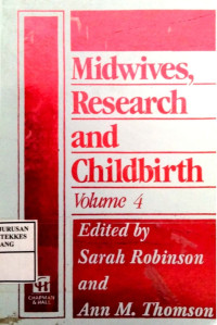 Image of Midwives research and  childbirth Volume 4