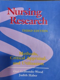 Image of Nursing Research : Methods, Clinical Appraisal, and Utilization