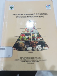 Image of pedoman Umum Gizi Seimbang (Panduan untuk petugas)