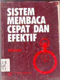 Image of Sistem Membaca Cepat Dan Efektif