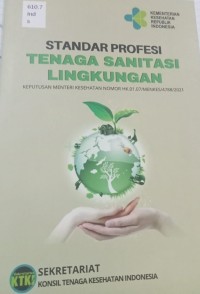Image of Standar Profesi Tenaga Sanitasi Lingkungan
