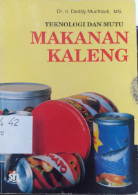 Image of Teknologi dan Mutu Makanan Kaleng