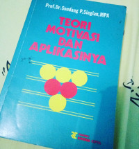 Image of Teori Motivasi dan Aplikasinya
