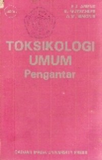 Image of TOKSIKOLOGI UMUM Pengantar