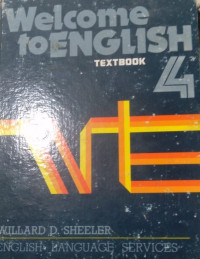 Image of Welcome to english textbook 4