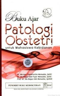 Image of Buku Ajar Patologi Obstetri Untuk Mahasiswa Kebidanan